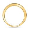 Image 4 : Channel-set Diamond Wedding Band 1/6 Cttw 14kt Yellow Gold