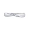Image 2 : Diamond Band Ring 1/20 Cttw Sterling Silver