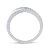 Image 3 : Diamond Band Ring 1/20 Cttw Sterling Silver