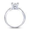 Image 4 : Princess Diamond Solitaire Bridal Wedding Engagement Ring 1 Cttw 14kt White Gold