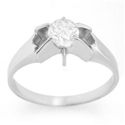 SOLITAIRE 0.52ctw ACA CERTIFIED DIAMOND BRIDAL RING