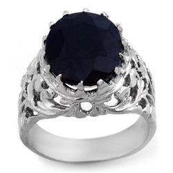 ACA CERTIFIED 12.0ctw BLUE SAPPHIRE MEN'S RING