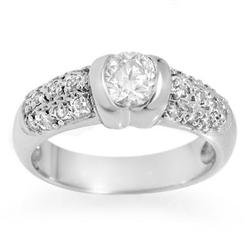 BRIDAL 1.00ctw CERTIFIED DIAMOND ANNIVERSARY RING GOLD