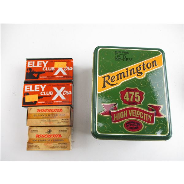 ASSORTED .22 COLELCTIBLE AMMO