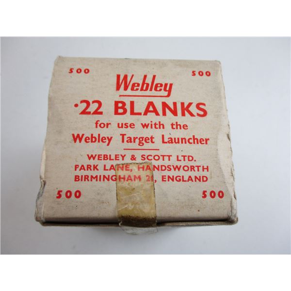 WEBLEY .22 BLANKS