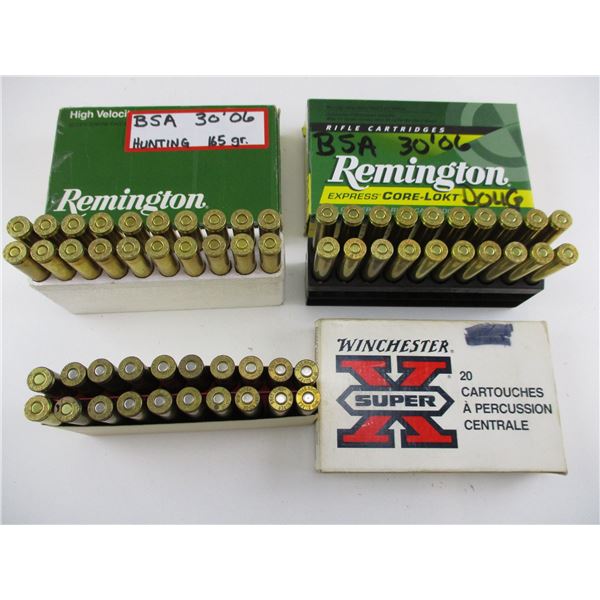 ASSORTED .30-06 RELOADED AMMO