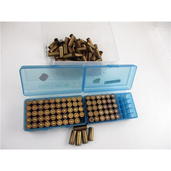 ASSORTED LOT INCLUDING RELOADED AMMO