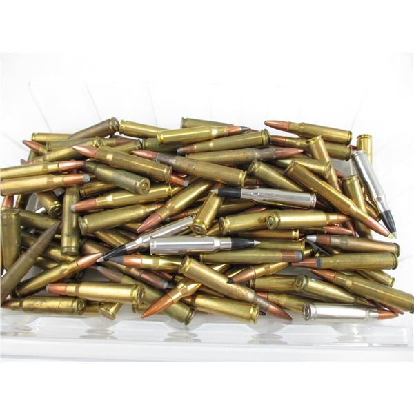 ASSORTED RELOADED AND FACTORY AMMO