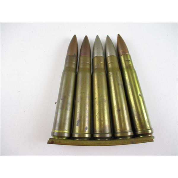 WWII .55 BOYES AMMO ON STRIPPER CLIP