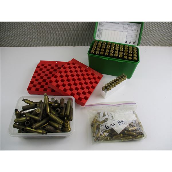 ASSORTED PRIMED BRASS CASE LOT