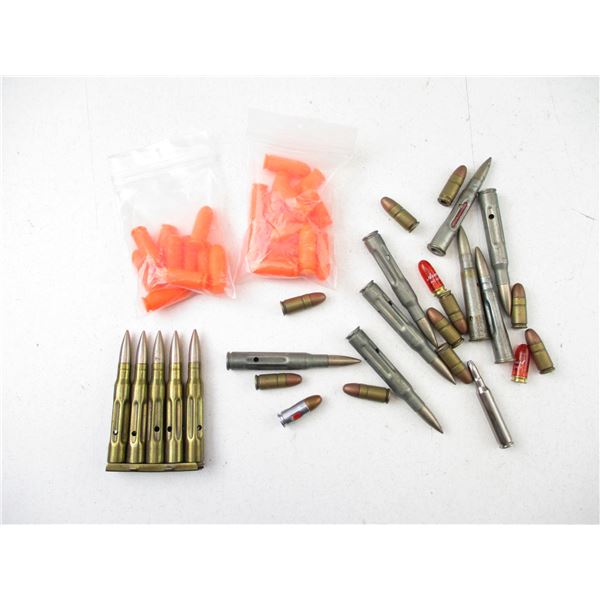 ASSORTED DUMMY RNDS AND SNAP CAPS