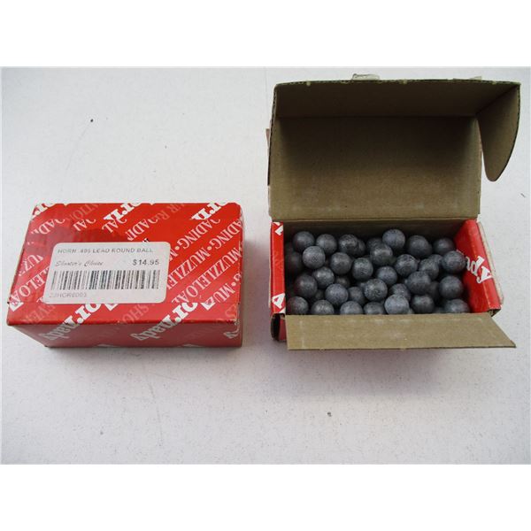 ASSORTED LEAD RND BALLS