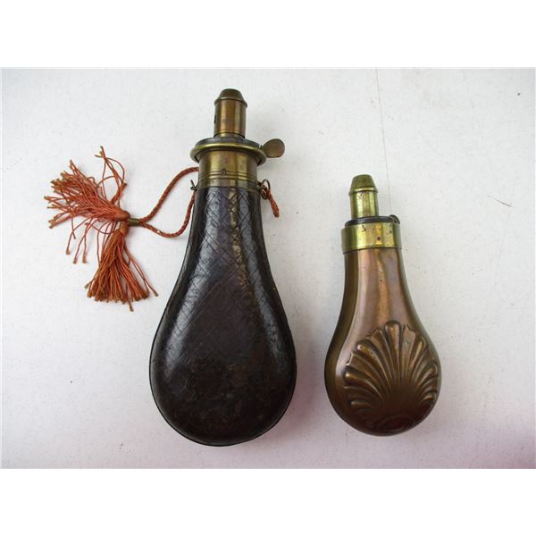 POWDER AND SHOT FLASK LOT