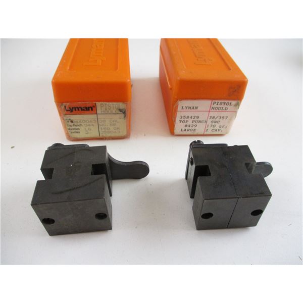 LYMAN .38 CAL BULLET MOLDS