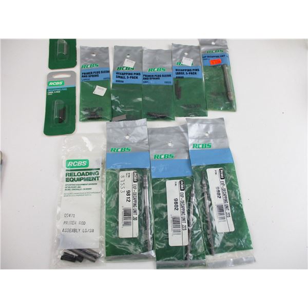 ASSORTED RCBS RELOADING PARTS