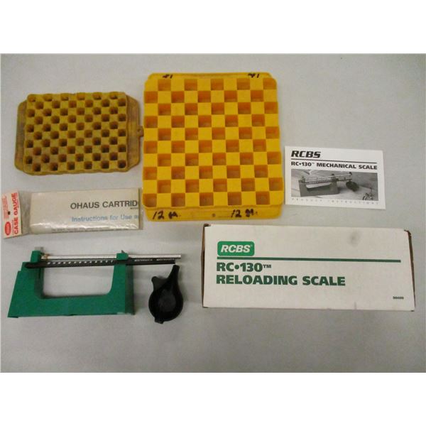 RCBS SCALE AND LOADING BLOCKS