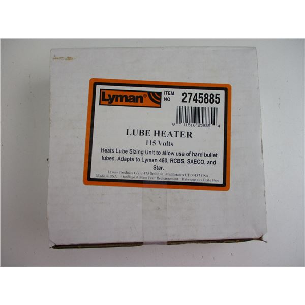 LYMAN LUBE HEATER