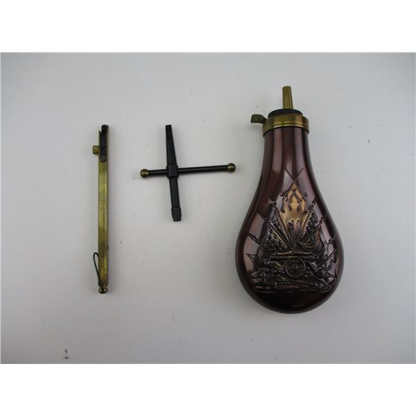 POWDER FLASK AND TOOLS