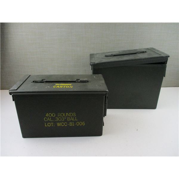 METAL AMMO TINS