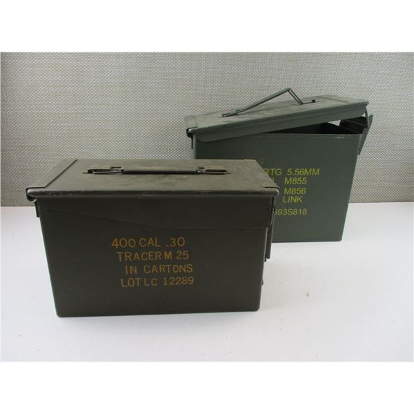 METAL AMMO TINS