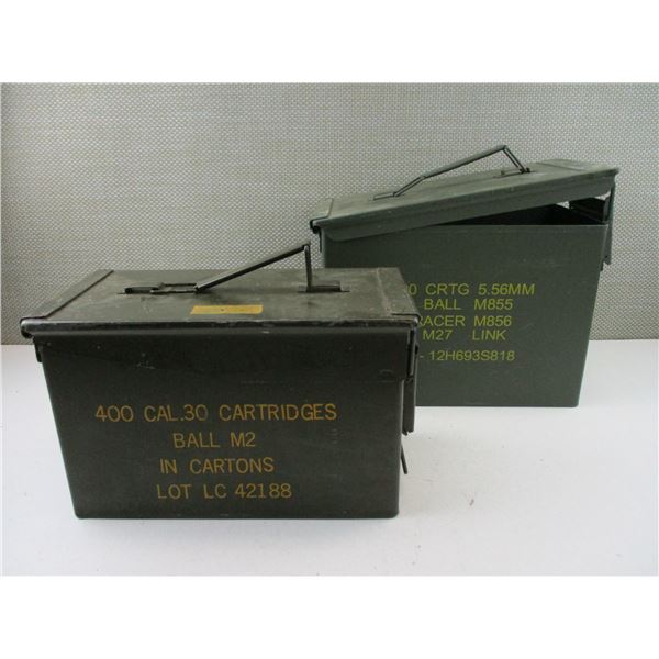 METAL AMMO TINS