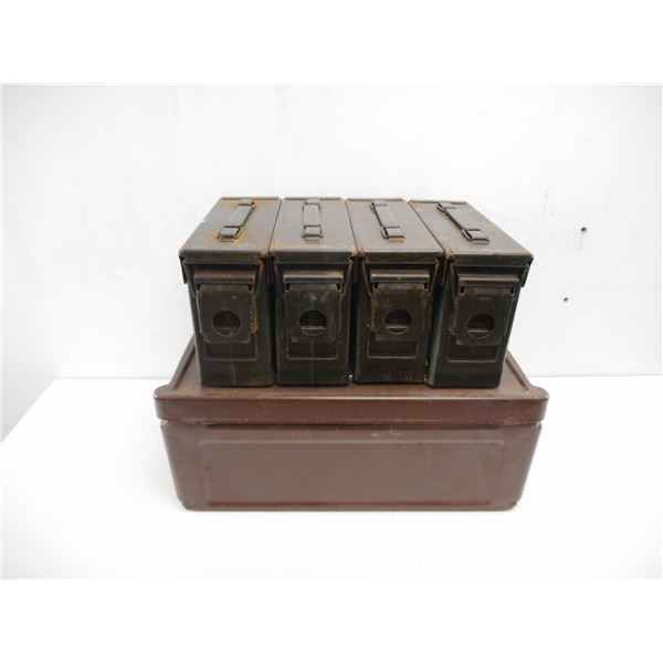 METAL AMMO TINS