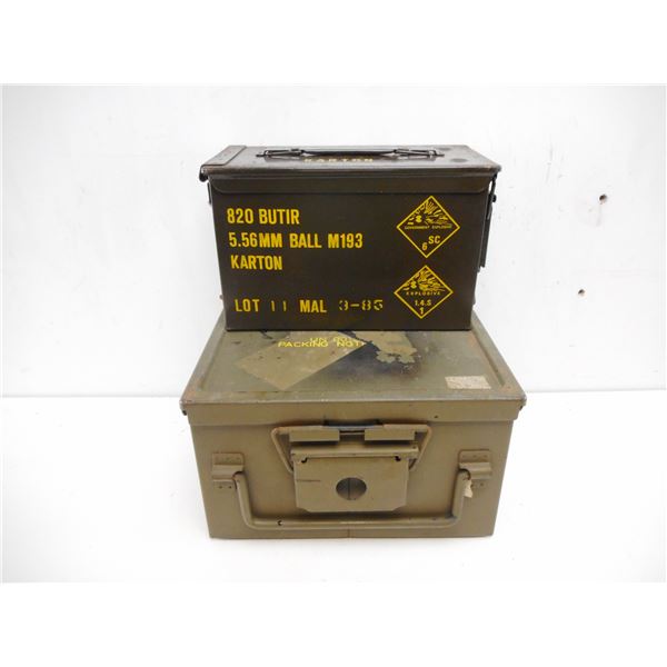 METAL AMMO TINS