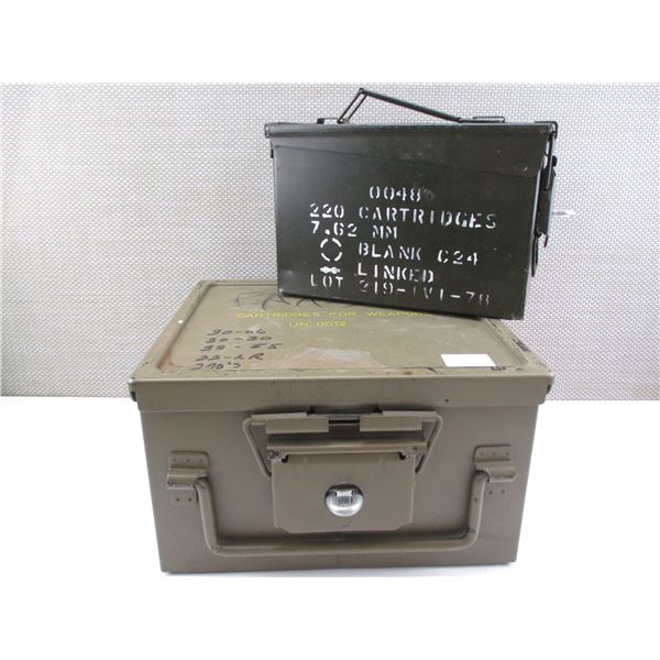 METAL AMMO TINS