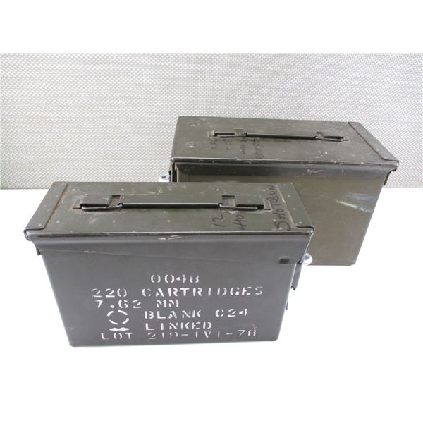 METAL AMMO TINS