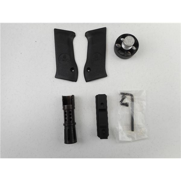 RAILS, FLASH HIDER, MUZZLE BREAK