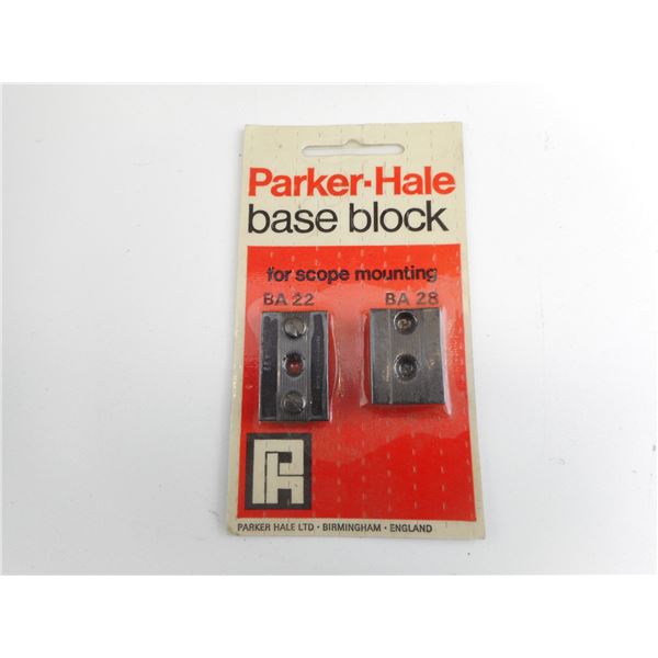 PARKER-HALE BASE BLOCKS
