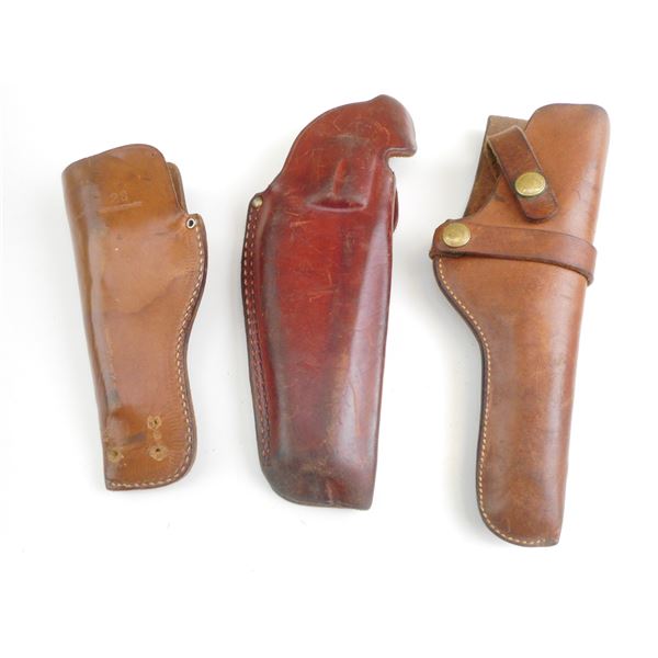 LEATHER REVOLVER STYLE HOLSTERS