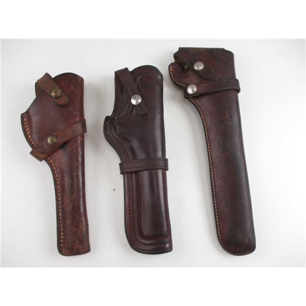 LEATHER REVOLVER STYLE HOLSTERS