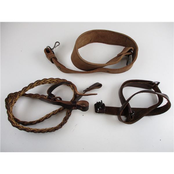 LEATHER SLINGS WITH SWIVELS