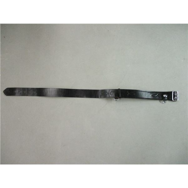 BLACK LEATHER BELT