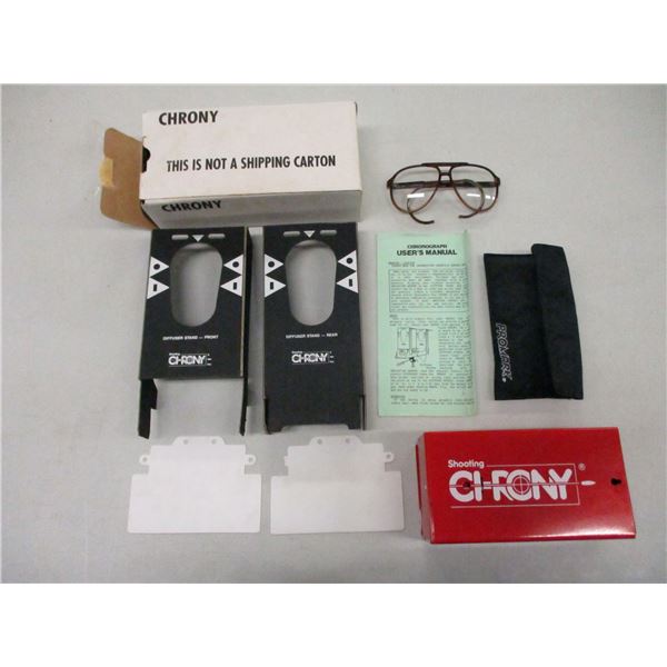 SHOOTING CHRONY + RANGE GLASSES