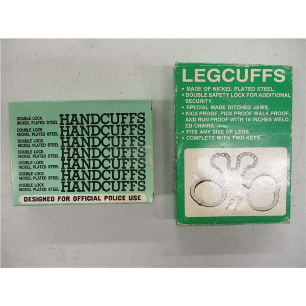 HANDCUFFS & LEG CUFFS