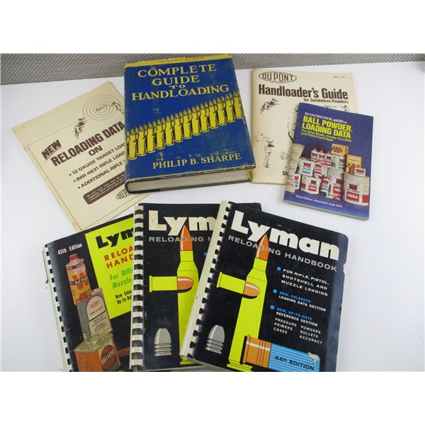 ASSORTED RELOADING BOOKS