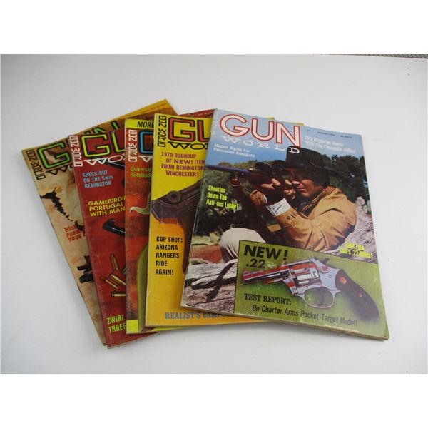 GUN WORLD MAGAZINES LOT