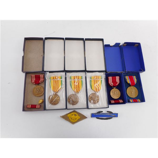 U.S. MILITARY MEDALS ETC LOT