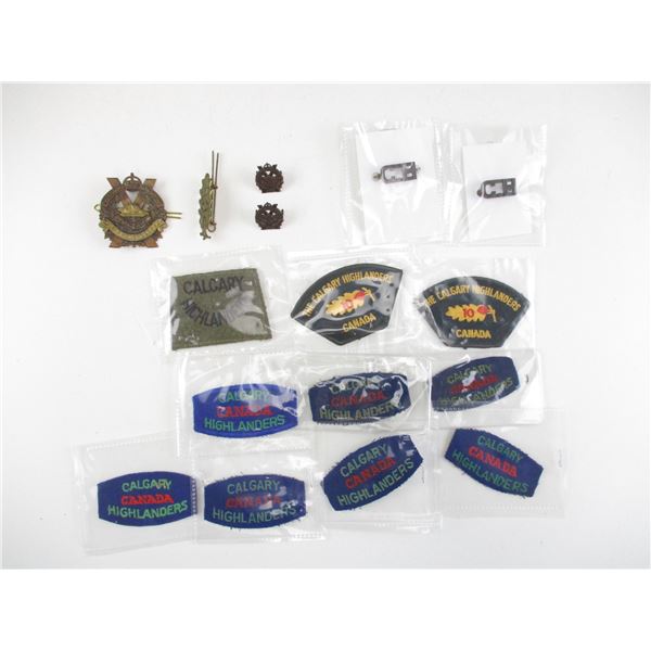 ASSORTED CALGARY HIGHLANDERS LOT