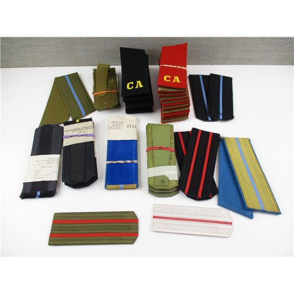 ASSORTED COM/BLOC PATCHES ETC