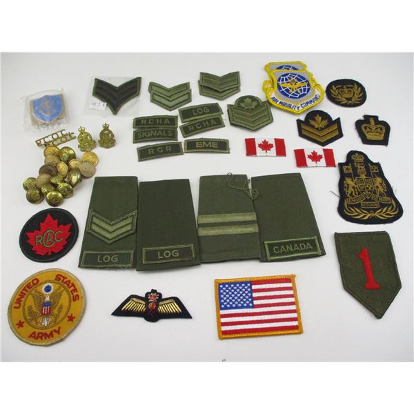 MIXED BADGE/BUTTON LOT