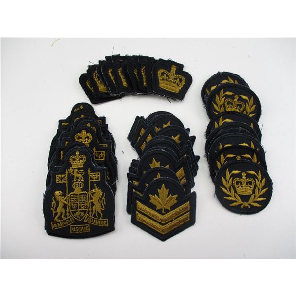 R.C.N. CAP TALLIES/BADGES LOT