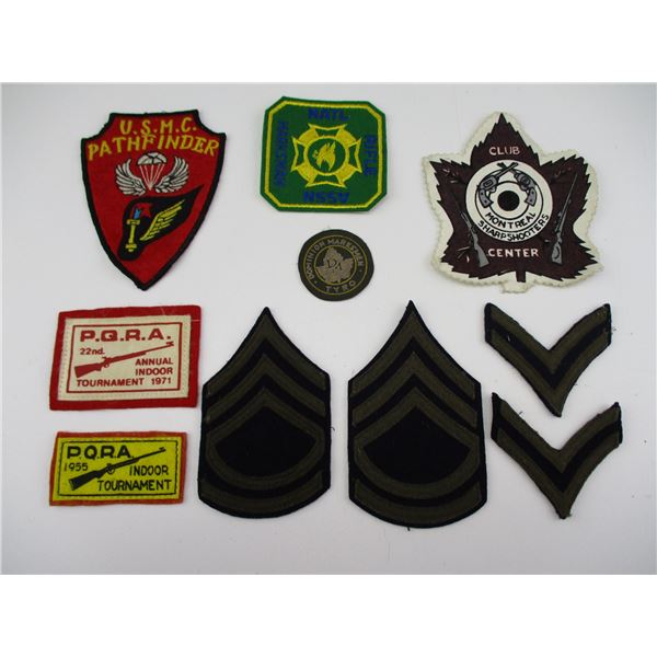 ASSORTED BADGES/CRESTS LOT