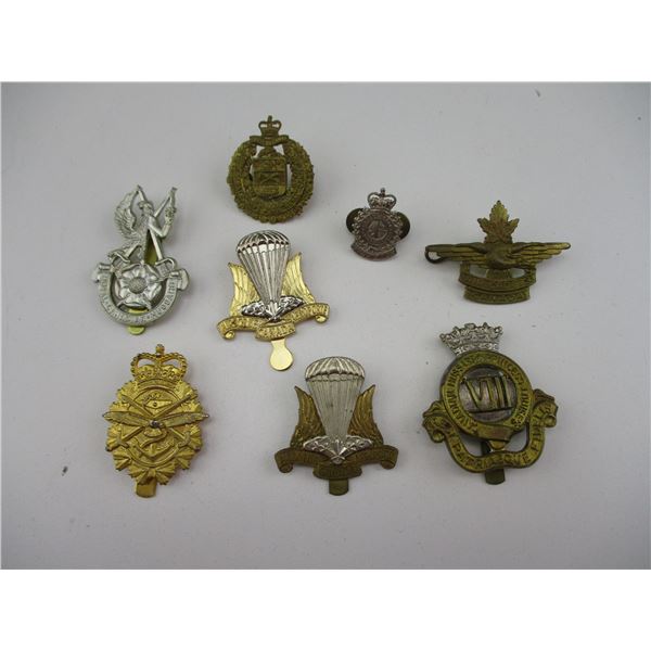 CANADIAN MILITARY CAP BADGES