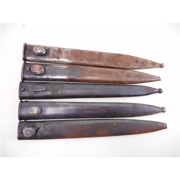ASSORTED MAUSER BAYONET SCABBARDS