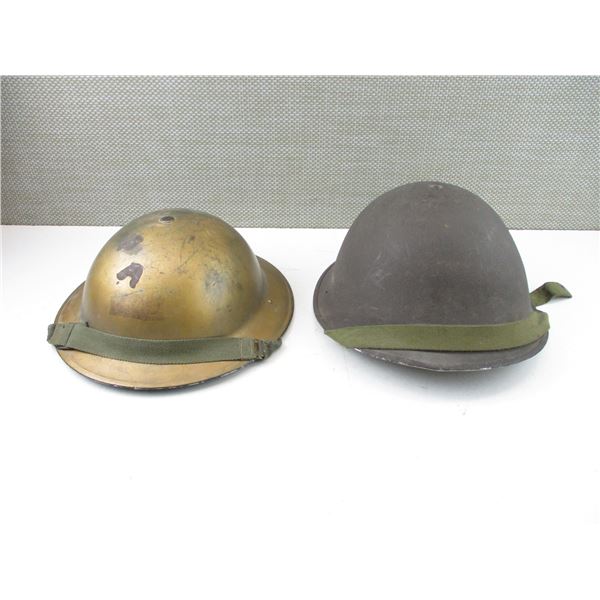 WWII TYPE BRITISH HELMET LOT
