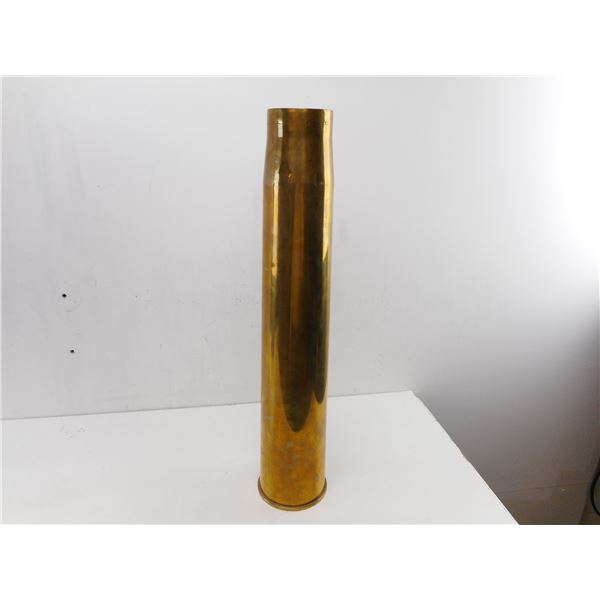 WWII BRITISH 3.7" QF BRASS CASING