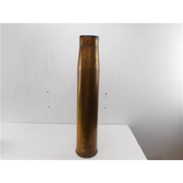 WWII BRITISH 4 IN QF BRASS CASING